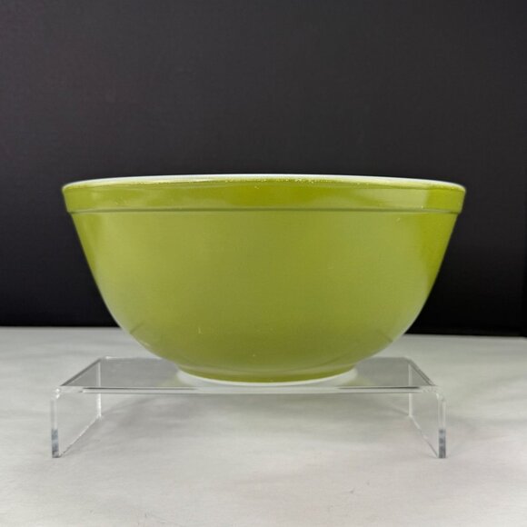 Vintage Pyrex 403 Bowl Avocado Verde Green - Picture 4 of 14
